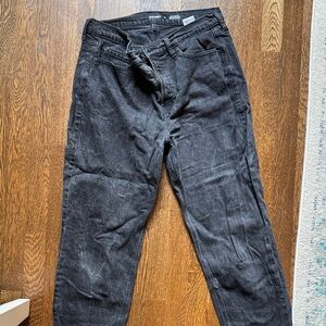 Old Navy Dark Gray Extra High-Rise Jeans